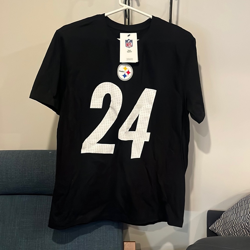 NWT Authentic Nike Steelers Joey Porter JR T-shirt Jersey